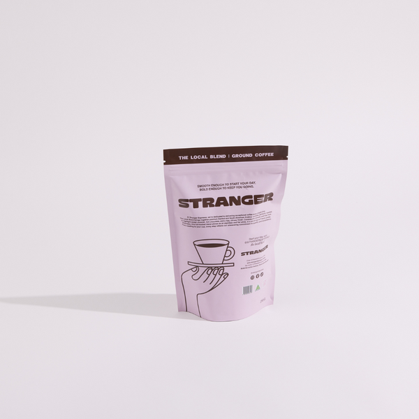 Stranger Espresso Ground Coffee Bag – 250g